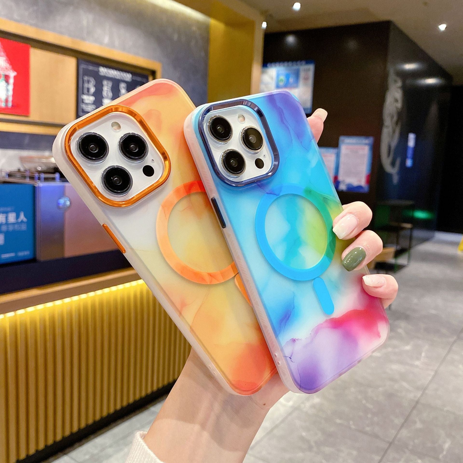 Magnetic Attraction Anti-fall iPhone case - {{ shop_name}} varyfun