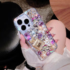 Luxury Rhinestone Diamond Perfume Bow-knot iPhone Case - {{ shop_name}} varyfun