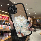 Mirror Flower With Wristband For iPhone Case - {{ shop_name}} varyfun