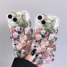 Load image into Gallery viewer, Fresh Pink Flowers With Wristband For iPhone Case - {{ shop_name}} varyfun
