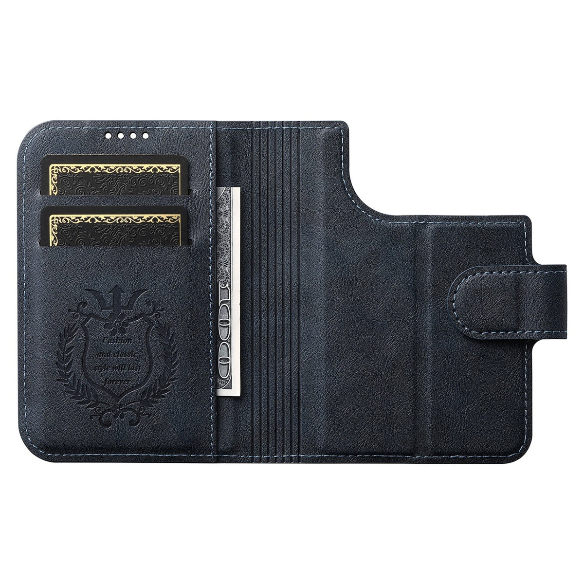 iPhone Duo | 2-in-1 Magnetic Leather Wallet Case with Detachable Folio