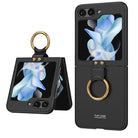 Ultra-thin All-inclusive Protective Phone Case With Ring Holder For Samsung Galaxy Z Flip5 Flip4 Flip3 5G - {{ shop_name}} varyfun