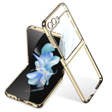 Load image into Gallery viewer, Electroplating All-inclusive Phone Case With Back Screen Protector For Samsung Galaxy Z Flip5 Flip4 Flip3 5G - {{ shop_name}} varyfun
