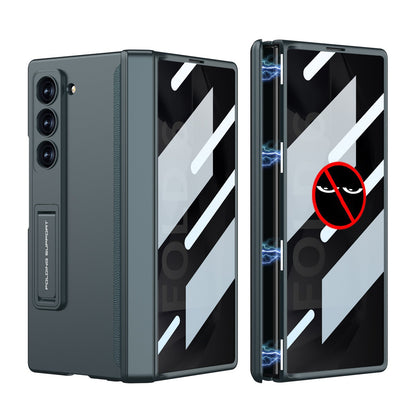 Magnetic Hinge Hidden Bracket All-included Case With Back Screen Protector For Galaxy Z Fold 6/5/4/3