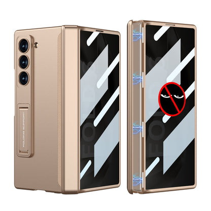 Magnetic Hinge Hidden Bracket All-included Case With Back Screen Protector For Galaxy Z Fold 6/5/4/3