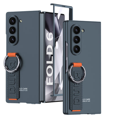 Phone Case With Ring Wristband For Galaxy Z Fold6