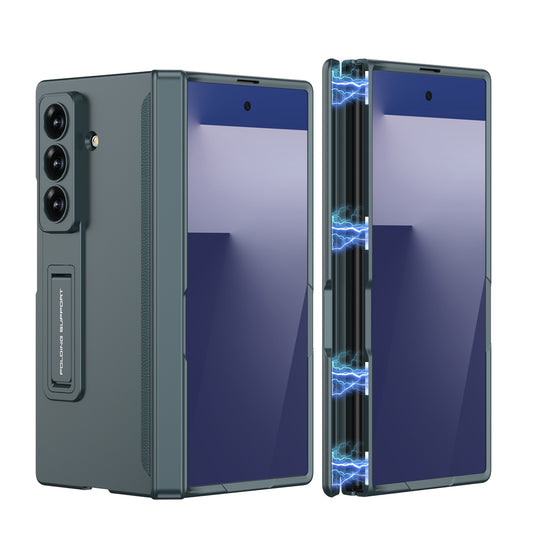 Magnetic Hinge Hidden Bracket All-included Phone Case For Galaxy Z Fold 7/6/5/4/3