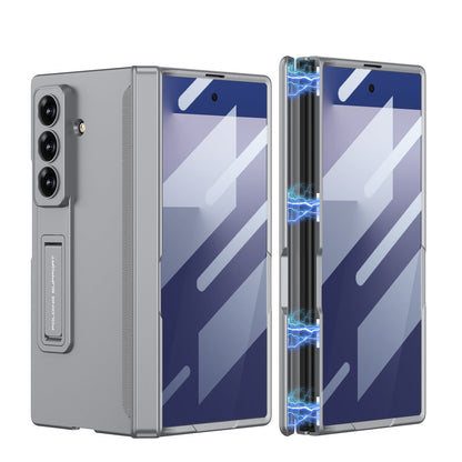 Magnetic Hinge Hidden Bracket All-included Case With Back Screen Protector For Galaxy Z Fold 7/6/5/4/3