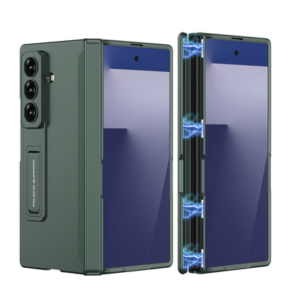 Magnetic Hinge Hidden Bracket All-included Phone Case For Galaxy Z Fold 7/6/5/4/3