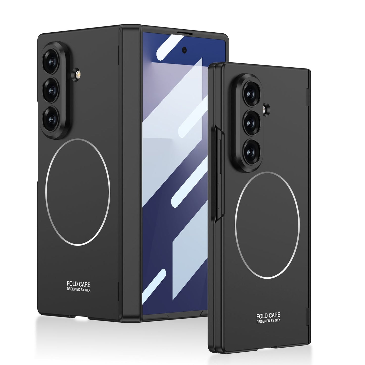 Magnetic Hinge Shockproof Phone Case With Screen Glass Protector For Galaxy Z Fold7