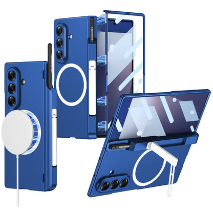 Magnetic Hinge Hidden Bracket All-included Case With Pen Box For Galaxy Z Fold8 Wide Ultra