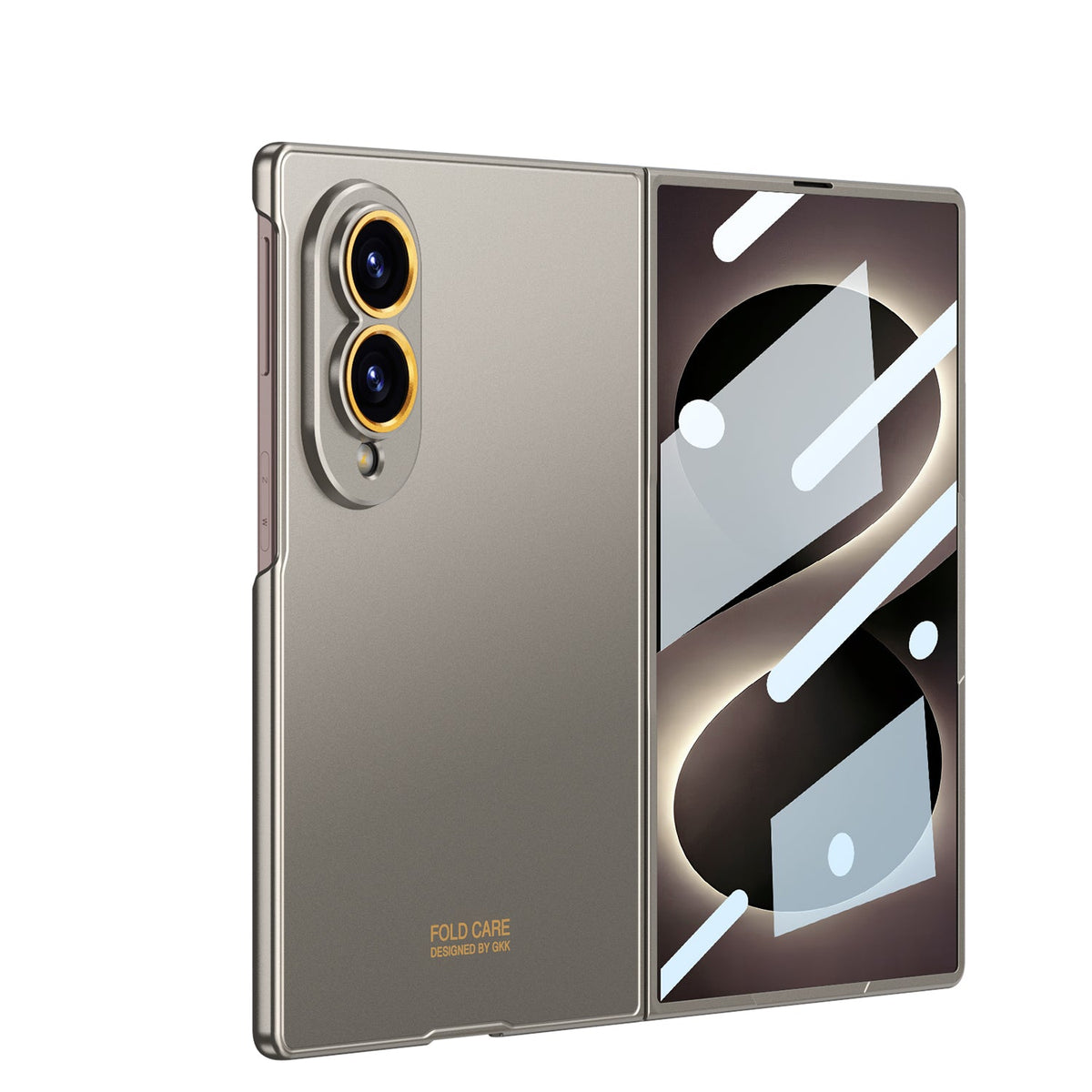 Galaxy Z Fold8 Wide Ultra-Thin Matte Case With Built-in Tempered Glass