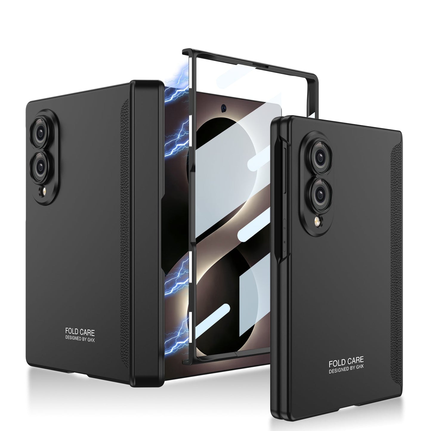 Magnetic Hinge All-included Case With Screen Glass Protector For Galaxy Z Fold8 Wide Ultra