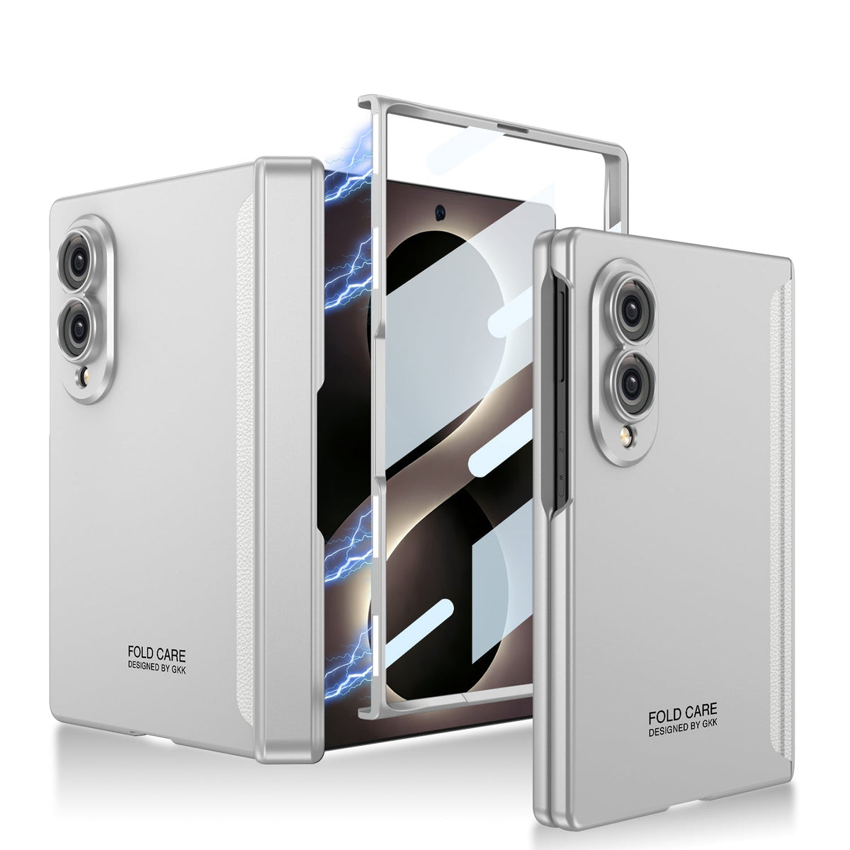 Magnetic Hinge All-included Case With Screen Glass Protector For Galaxy Z Fold8 Wide Ultra