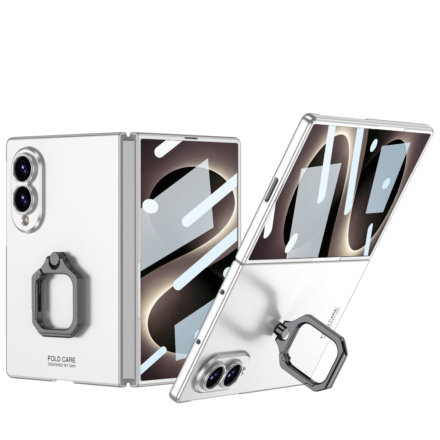 Galaxy Z Fold8 Wide Ultra Fashion Phone Case with Built-In Tempered Glass & Ring Holder