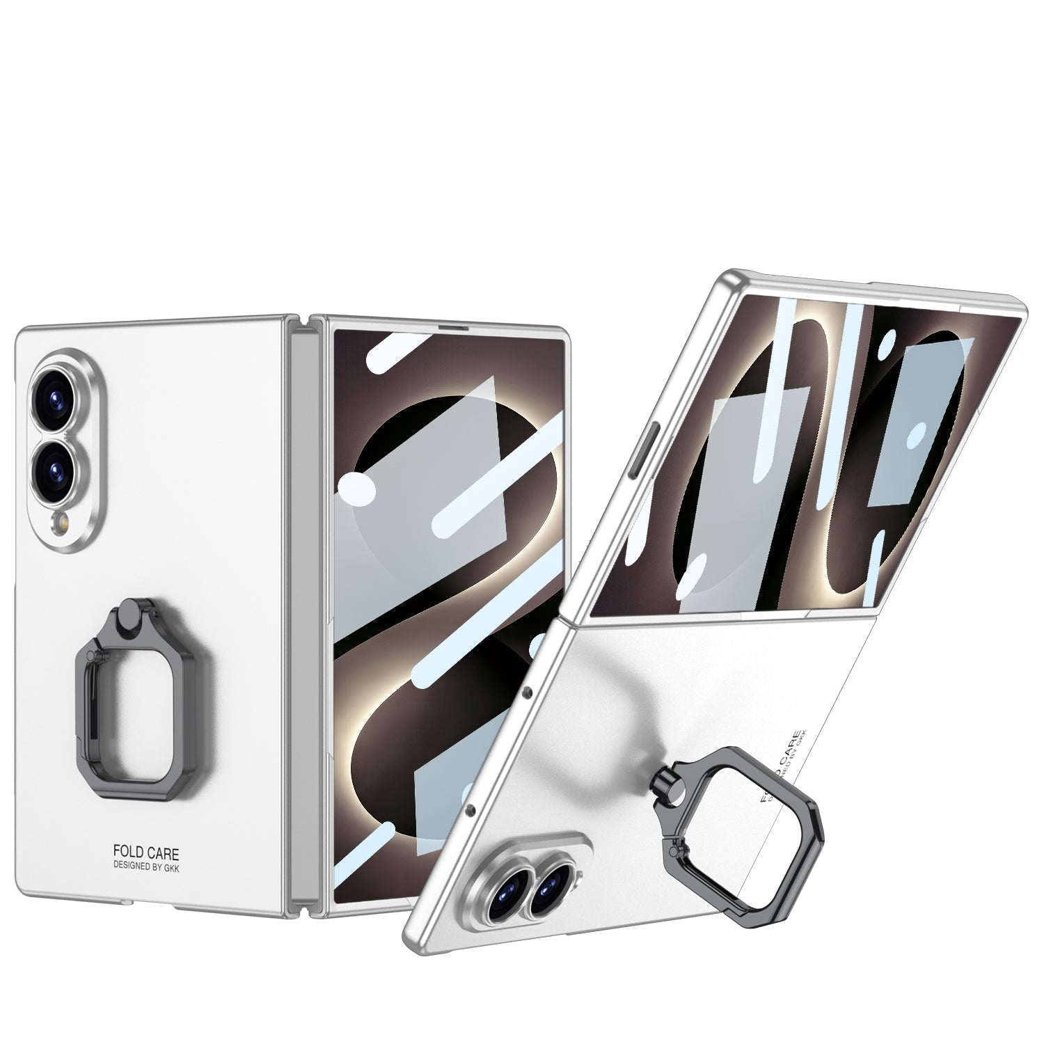 Galaxy Z Fold8 Wide Ultra Fashion Phone Case with Built-In Tempered Glass & Ring Holder