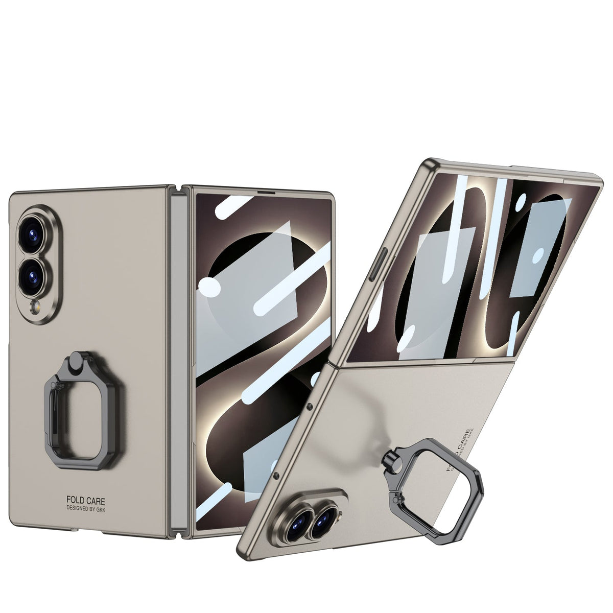 Galaxy Z Fold8 Wide Ultra Fashion Phone Case with Built-In Tempered Glass & Ring Holder