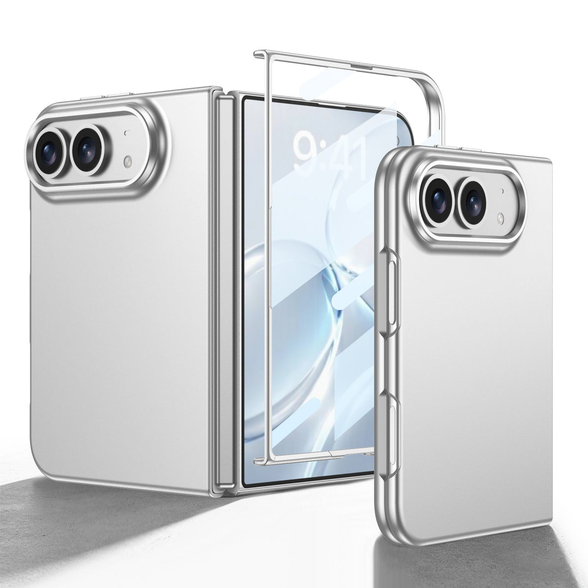 iPhone Duo | Slim Full‑Coverage Phone Case Built-in Tempered Glass Film