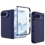 iPhone Duo - Magnetic Hinge Protection Business Cover Built-in Tempered Glass Film