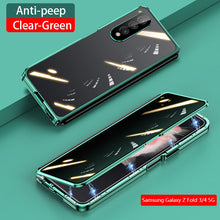 Load image into Gallery viewer, Samsung Galaxy Z Fold3 Fold4 Magnetic Double-Sided Protection Tempered Glass Aluminum Frame Phone Case - {{ shop_name}} varyfun
