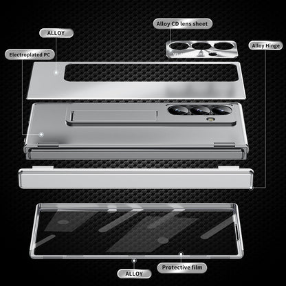 Aluminum Alloy Electroplating Shockproof Phone Case For Galaxy Z Fold 7/6/5/4/3