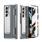 Armor Electroplated Anti-fall Protective Phone Case For Samsung Galaxy Z Fold3/4/5 With Back Screen Glass - Mycasety Mycasety