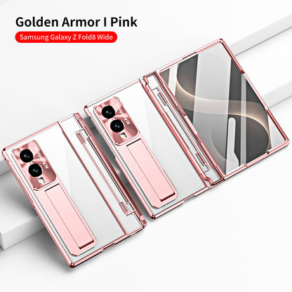 Armor Electroplated Shockproof Phone Case With Screen Protector For Galaxy Z Fold8 Wide Ultra