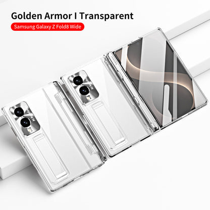 Armor Electroplated Shockproof Phone Case With Screen Protector For Galaxy Z Fold8 Wide Ultra