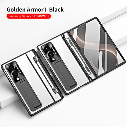 Armor Electroplated Shockproof Phone Case With Screen Protector For Galaxy Z Fold8 Wide Ultra