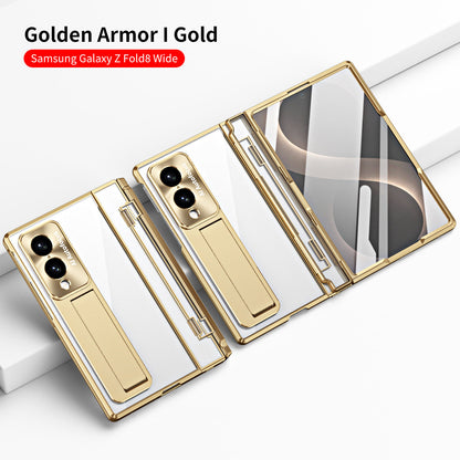 Armor Electroplated Shockproof Phone Case With Screen Protector For Galaxy Z Fold8 Wide Ultra