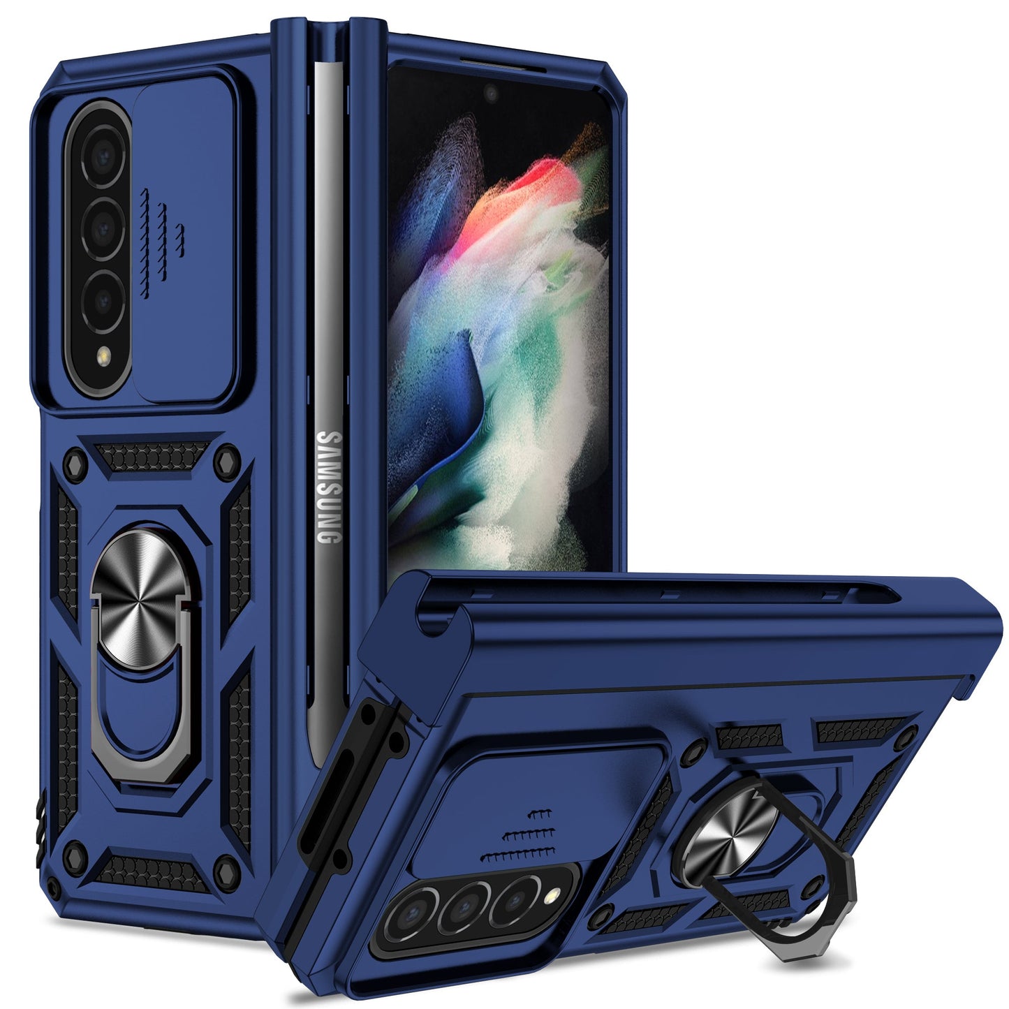 Armor All-inclusive Protective Phone Case For Samsung Galaxy Z Fold5 Fold4 - Mycasety Mycasety