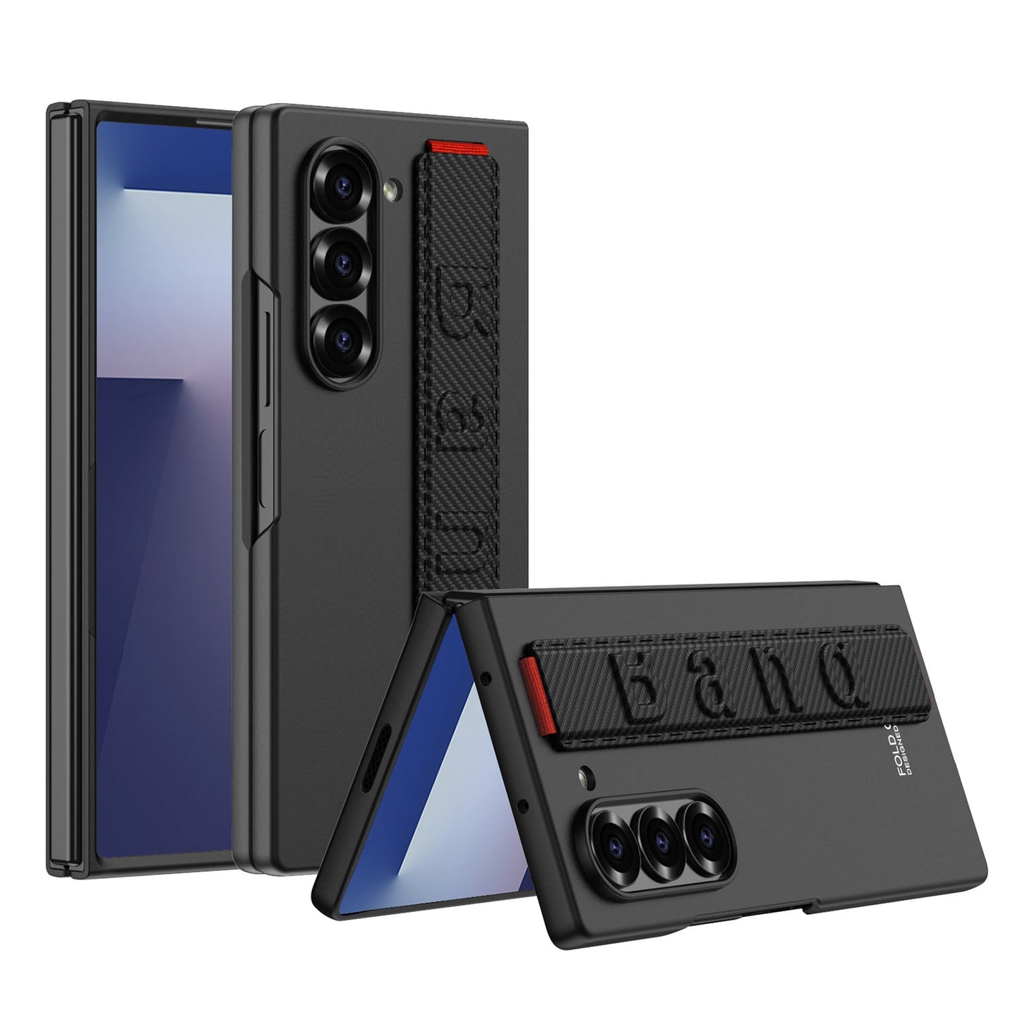 Business-style Wristband Anti-drop Phone Case For Galaxy Z Fold7