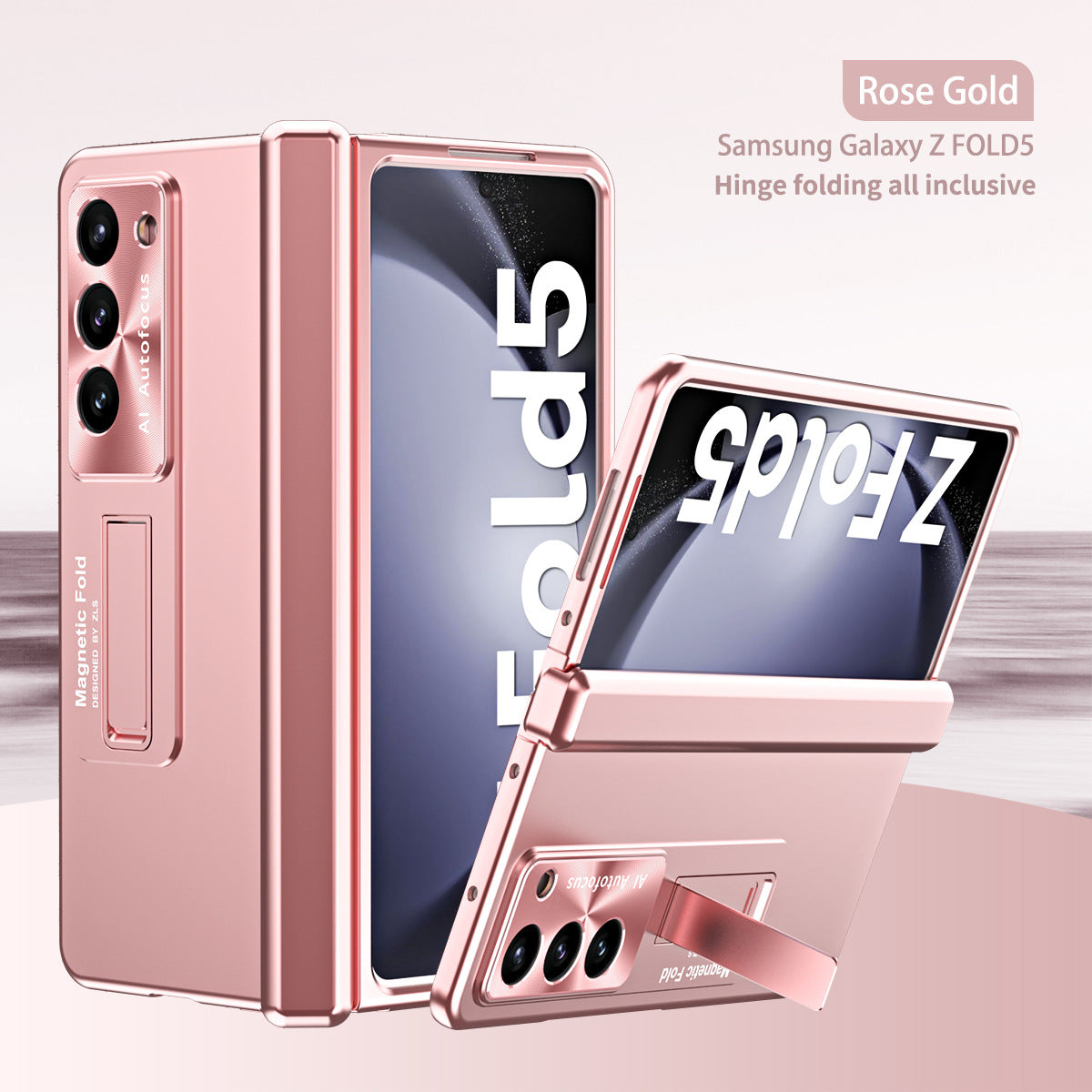 Magnetic Hinge Anti-fall Protective Phone Case For Samsung Galaxy Z Fold5 Fold4 Fold3 - Mycasety Mycasety