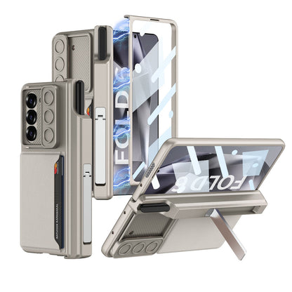 Magnetic Hinge Hidden Bracket All-included Case With Camera Protector For Galaxy Z Fold 7