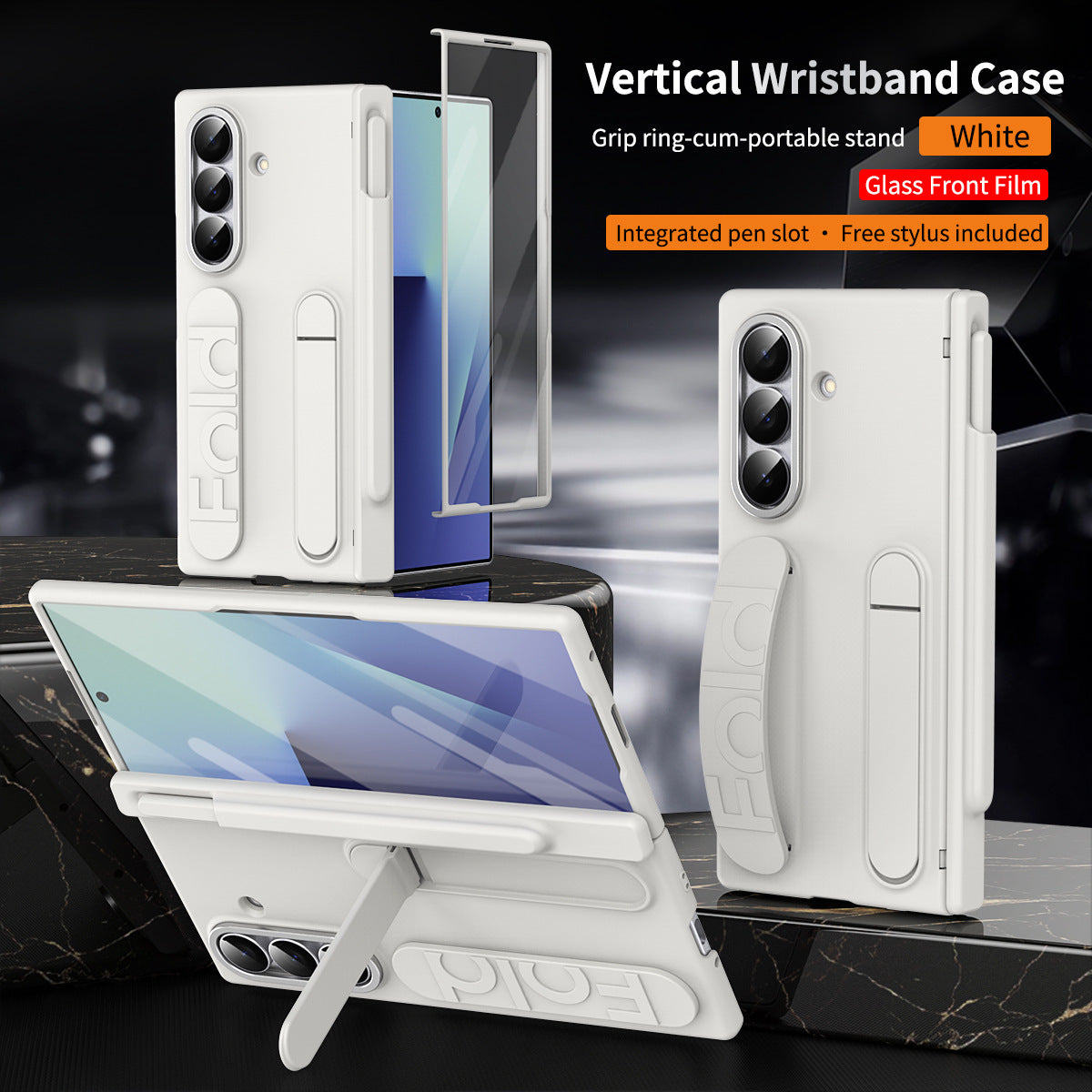 Shockproof Phone Case With Screen Protector & Higne Pen Box For Galaxy Z Fold 7/6/5/4/3