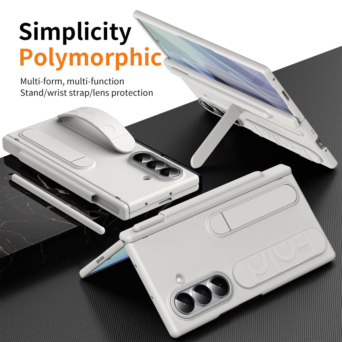 Shockproof Phone Case With Screen Protector & Higne Pen Box For Galaxy Z Fold 7/6/5/4/3