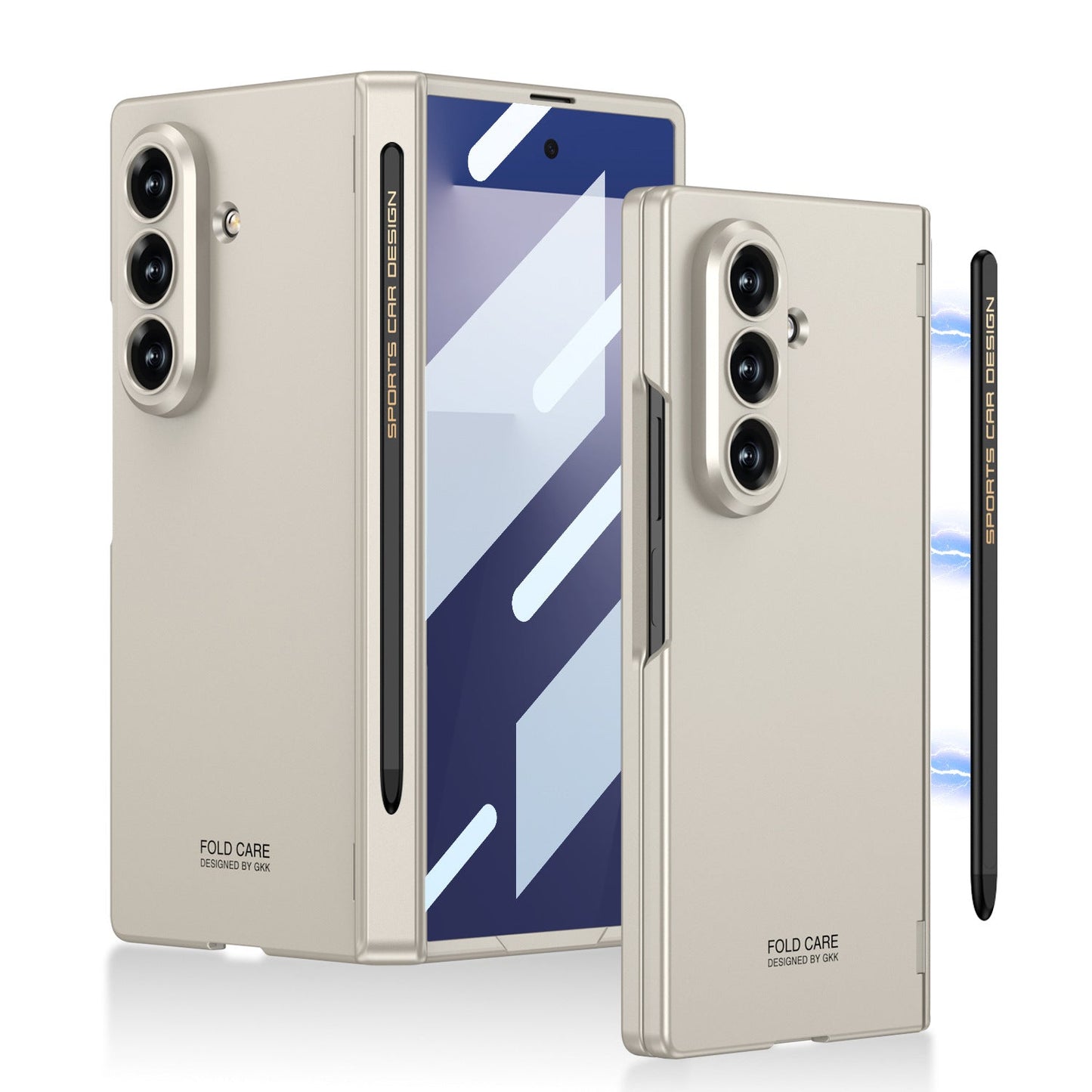 Magnetic Hinge All-included Phone Case With Magnetic Stylus For Galaxy Z Fold 7