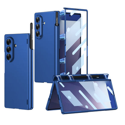 Magnetic Hinge All-included Phone Case With Pen Box For Galaxy Z Fold 7/6/5/4/3