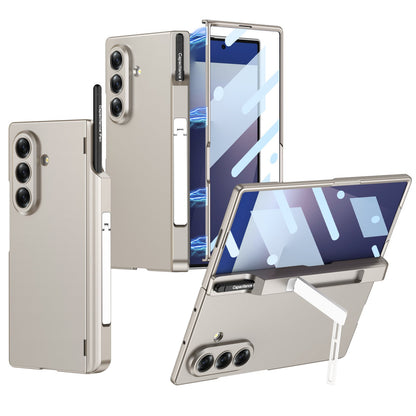 Magnetic Hinge All-included Phone Case With Pen Box For Galaxy Z Fold 7