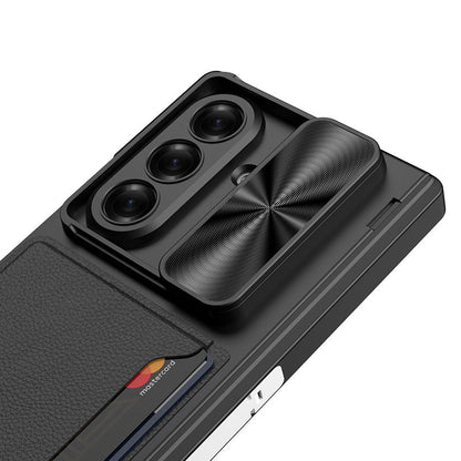 Magnetic Hinge Hidden Bracket All-included Case With Camera Protector For Galaxy Z Fold 7