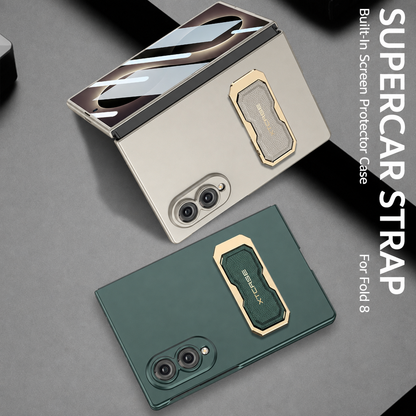 Galaxy Z Fold8 Wide Ultra Fashion Phone Case with Built-In Tempered Glass & Wristband