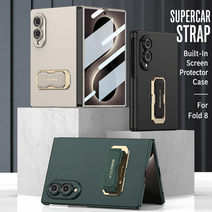 Galaxy Z Fold8 Wide Ultra Fashion Phone Case with Built-In Tempered Glass & Wristband