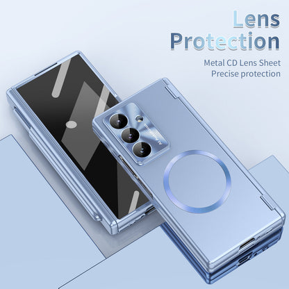 Magnetic Electroplated Hinge Protection Phone Case With Stylus & Screen Film For Galaxy Z Fold7/6