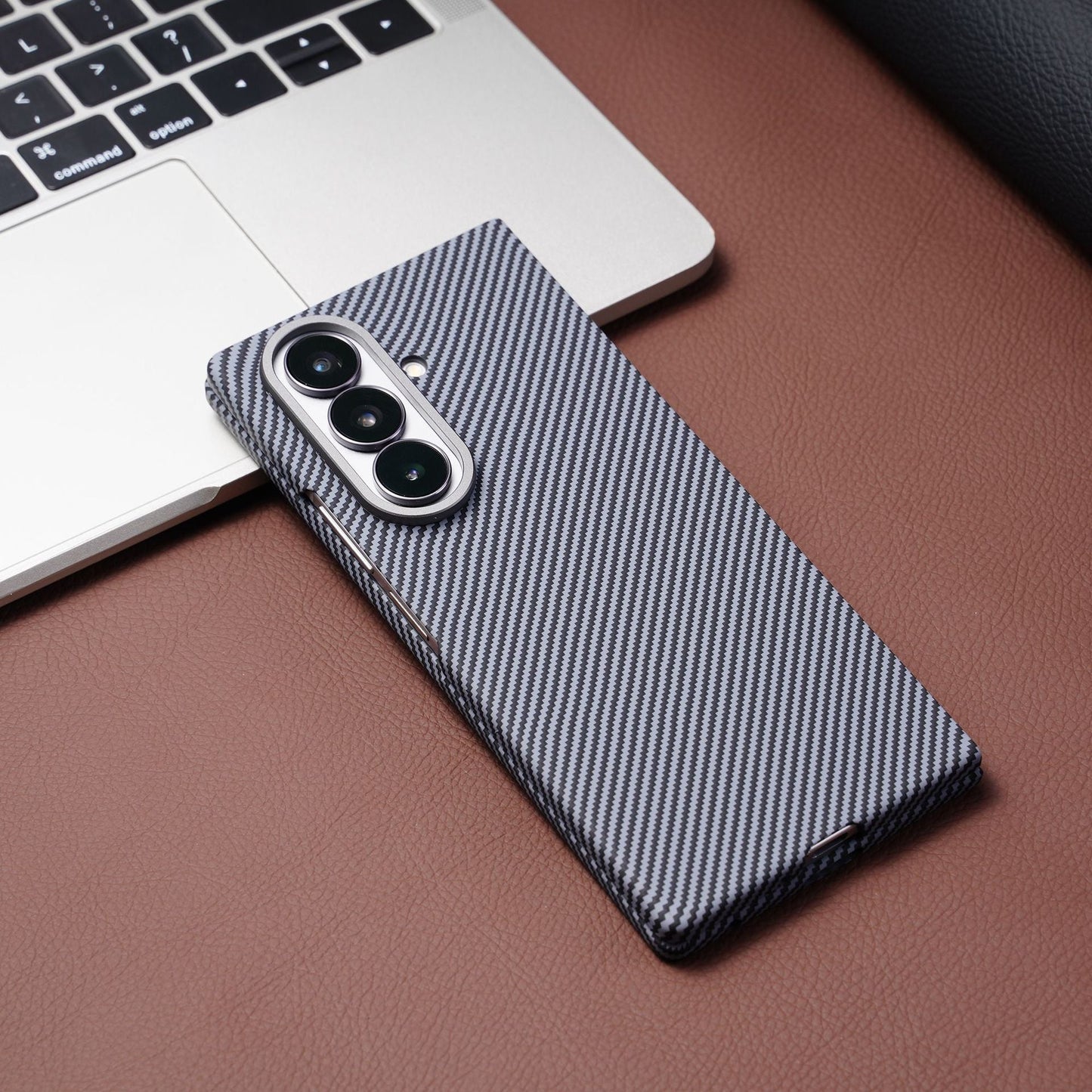 Carbon Fiber Protective Phone Case For Galaxy Z Fold