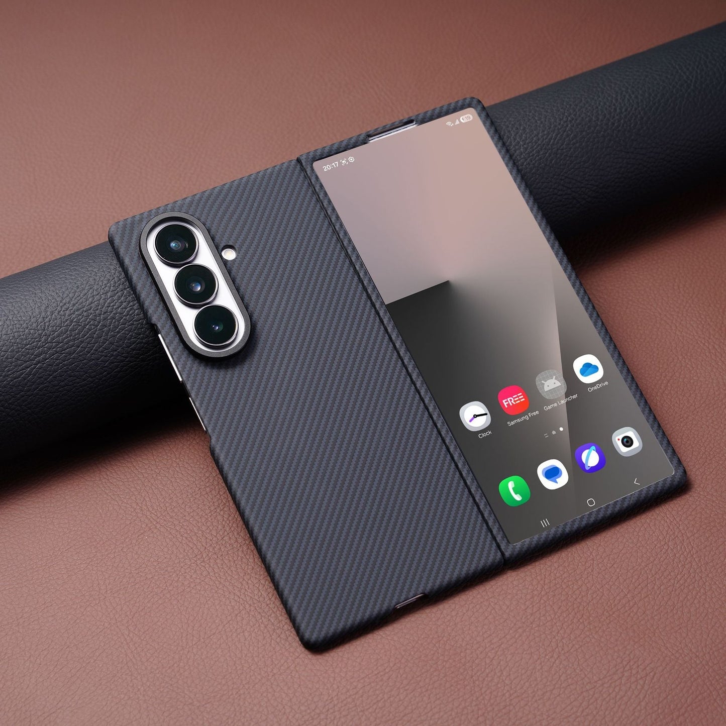 Carbon Fiber Protective Phone Case For Galaxy Z Fold