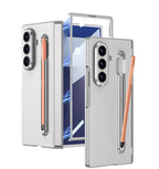 Magnetic Hinge Protective Phone Case With Pen-slot & Stylus & Screen Glass Flim For Galaxy Z Fold8 Wide Ultra