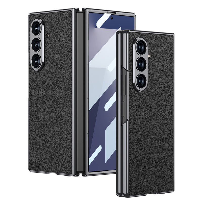 Luxurious Leather Cover For Galaxy Z Fold7 Fold6 Fold5 Fold4