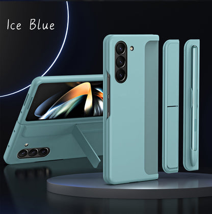 Pen Tray And Bracket 2 in 1 Shockproof Phone Case For Galaxy Z Fold 6/5/4/3