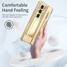 Armor Electroplated Anti-fall Protective Phone Case For Samsung Galaxy Z Fold3/4/5 With Back Screen Glass - Mycasety Mycasety