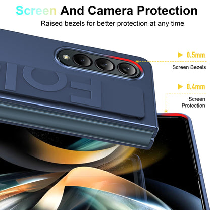 Shockproof Phone Case With Wristband Bracket For Galaxy Z Fold 6/5/4/3